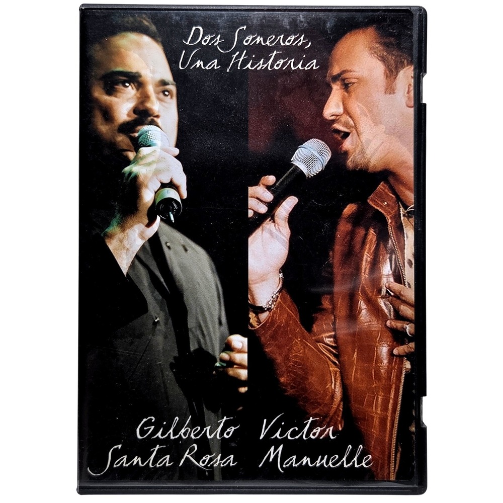 Dos Soneros Una Historia Gilberto Santa Rosa Victor Manuelle DVD‎ Salsa Music